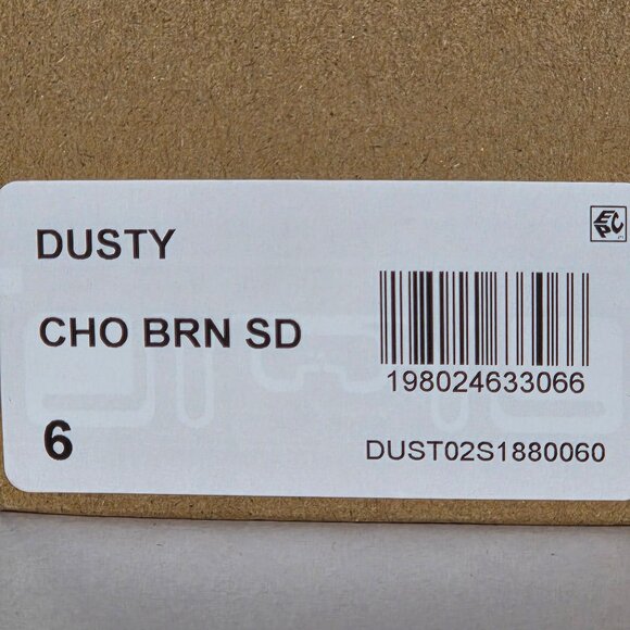 NWT Steve Madden Dusty Square Toe Zippered Boots Chocolate Brown Suede - Picture 6 of 7